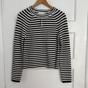 Banana Republic Navy Striped Sweater